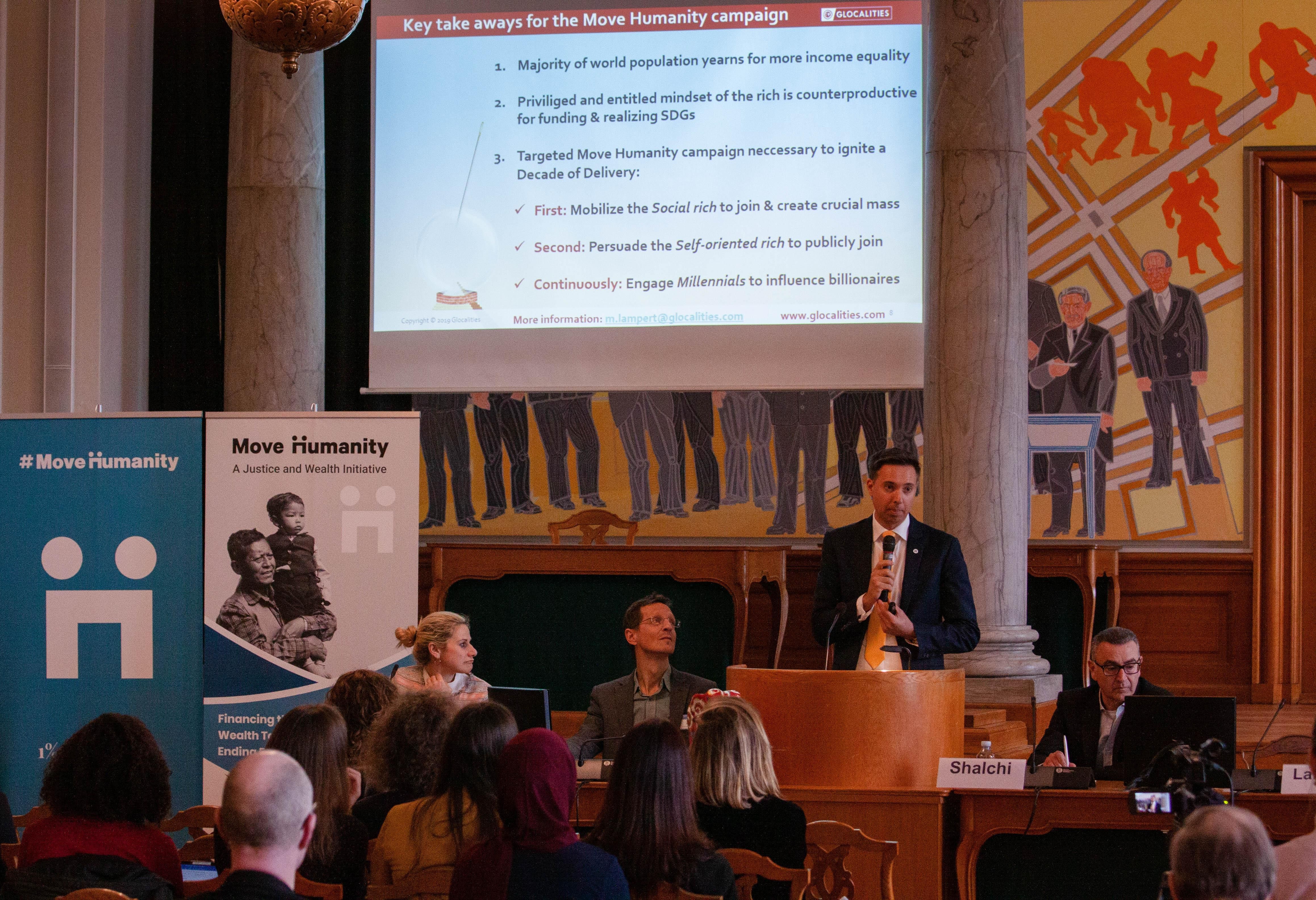 Glocalities Research Director Martijn Lampert at the Conference