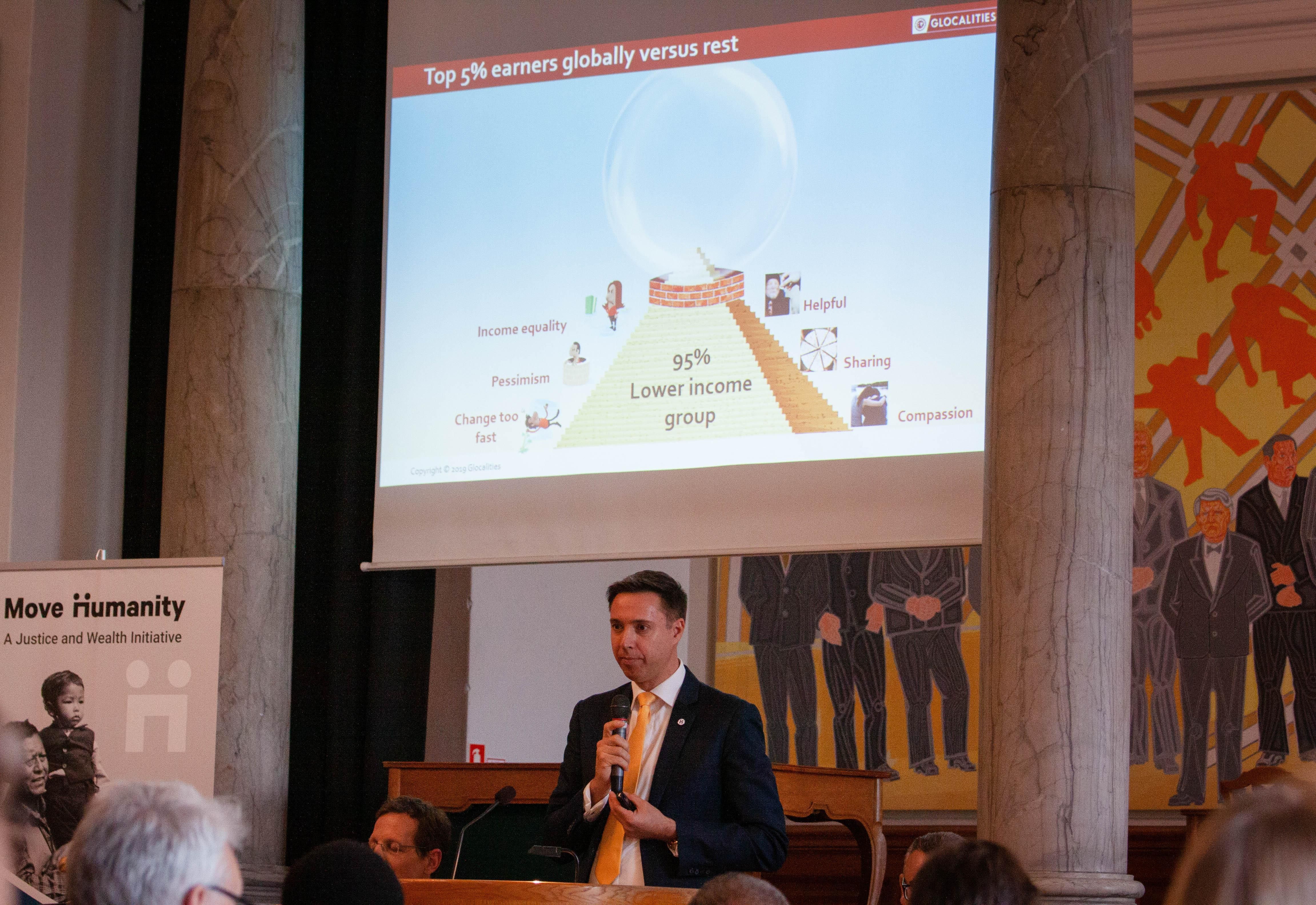 Glocalities Research Director Martijn Lampert at the Conference