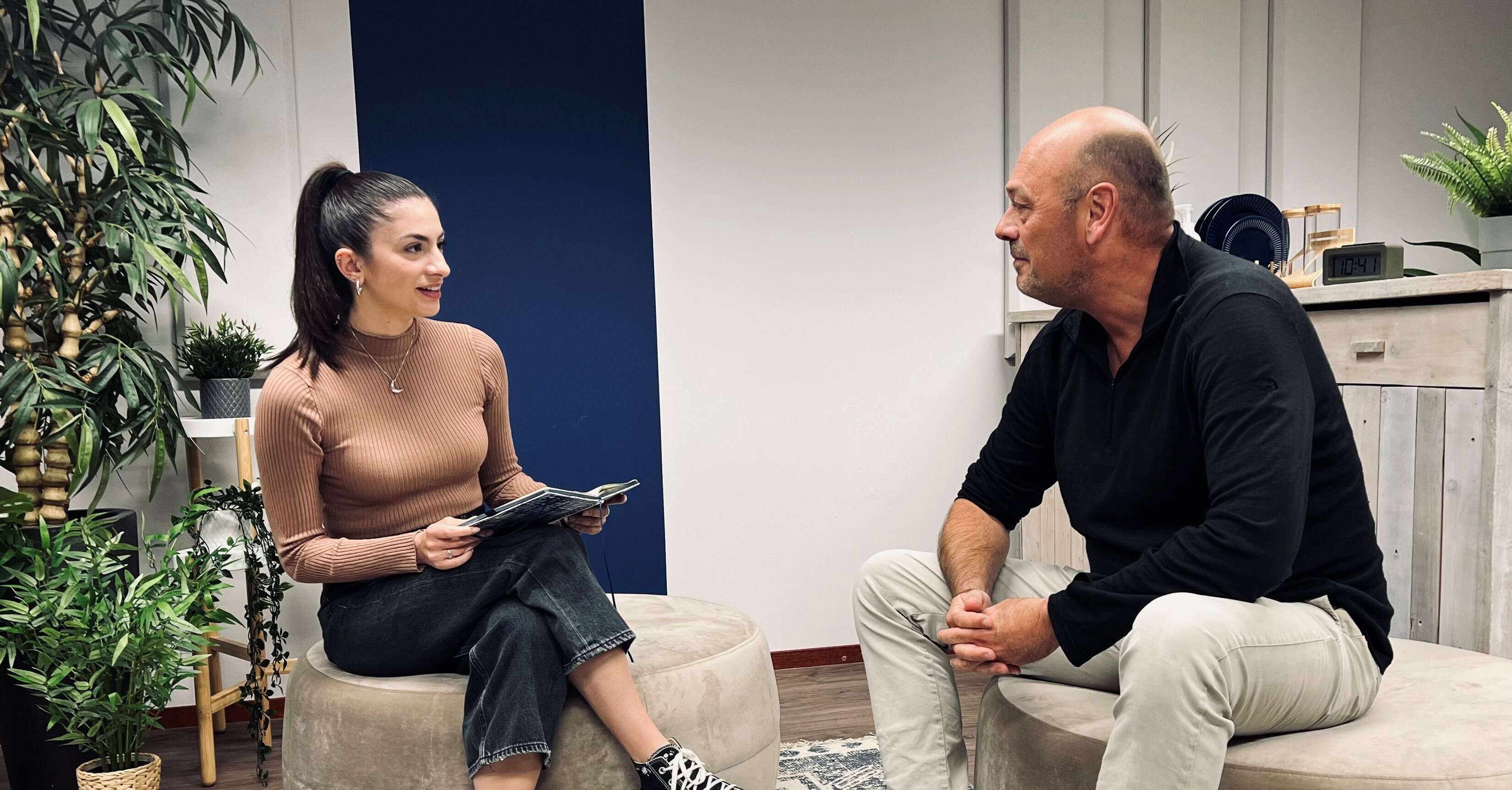 Ismini Sarri with Roel Schoemaker
