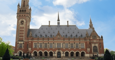 Business leaders at Peace Palace